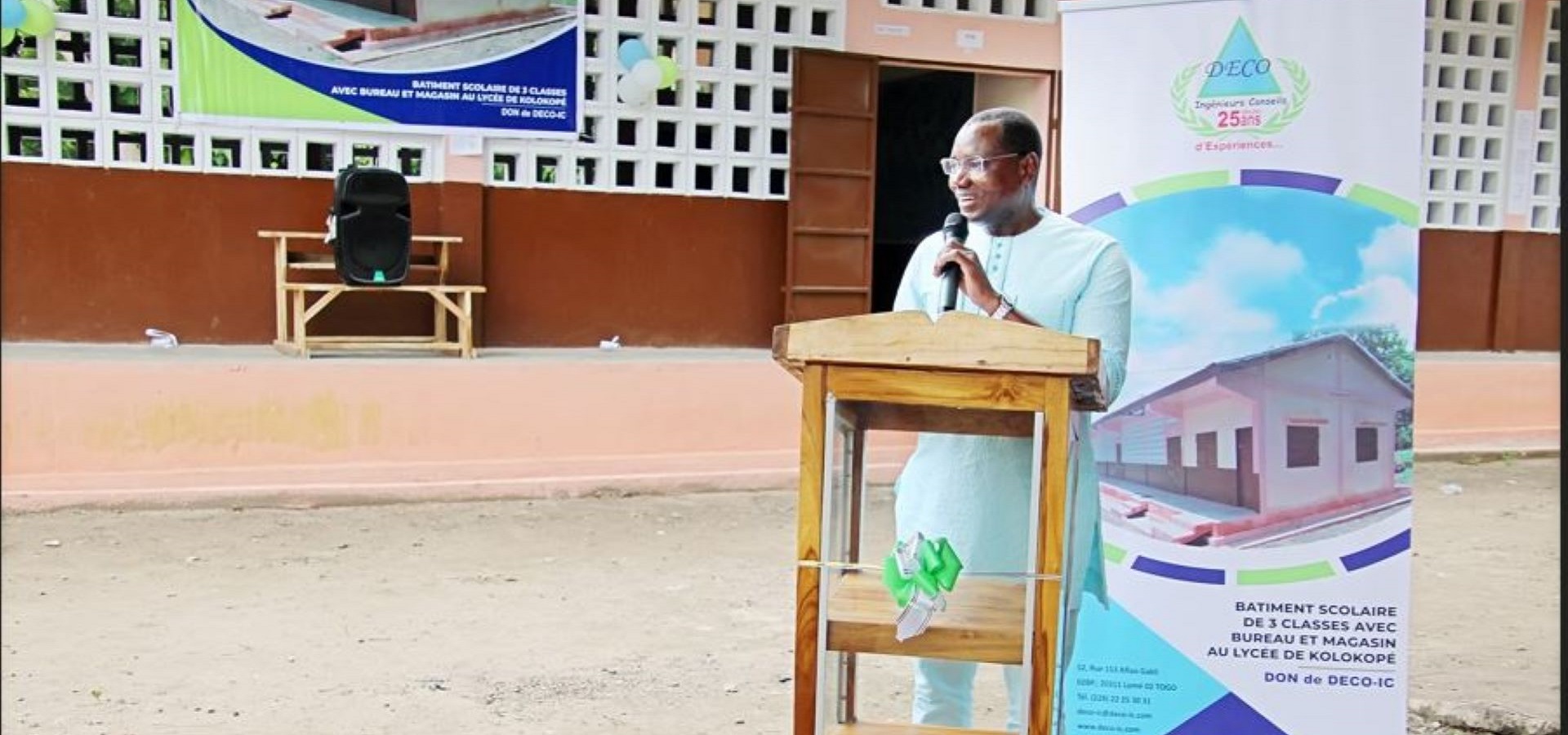 Inauguration du bâtiment scolaire du Lycée de Kolocope